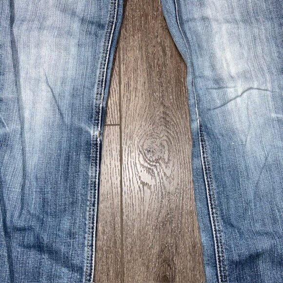 Express Jeans Womens 4L Blue Medium Wash Low Rise Stella Skinny Jeans - Picture 2 of 8